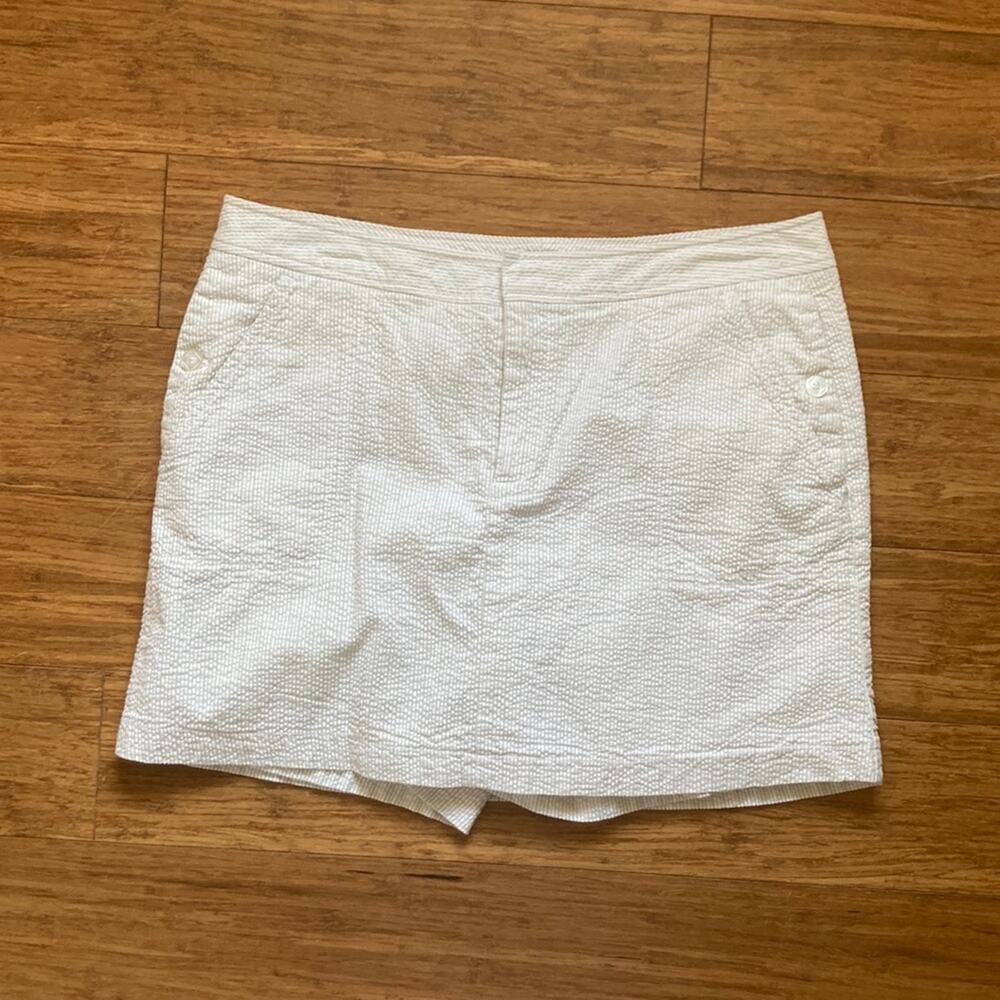 Dockers Cotton Seersucker Skort, Size 8